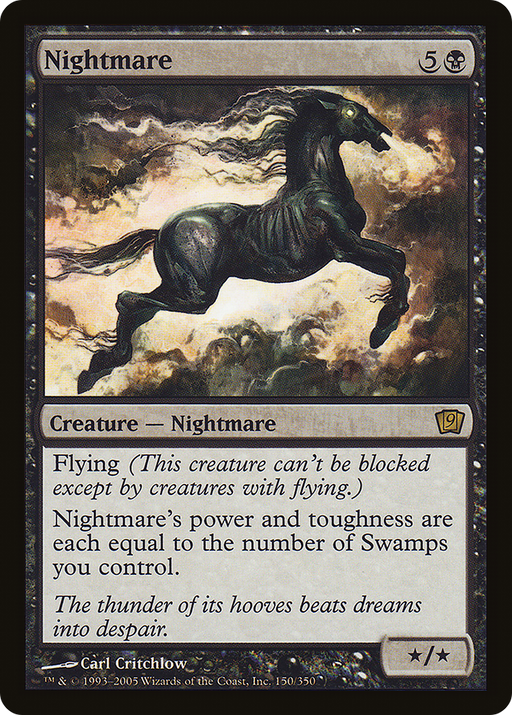 Nightmare (9ED-150) [9th Edition] Foil MTG Single Wizards of the Coast