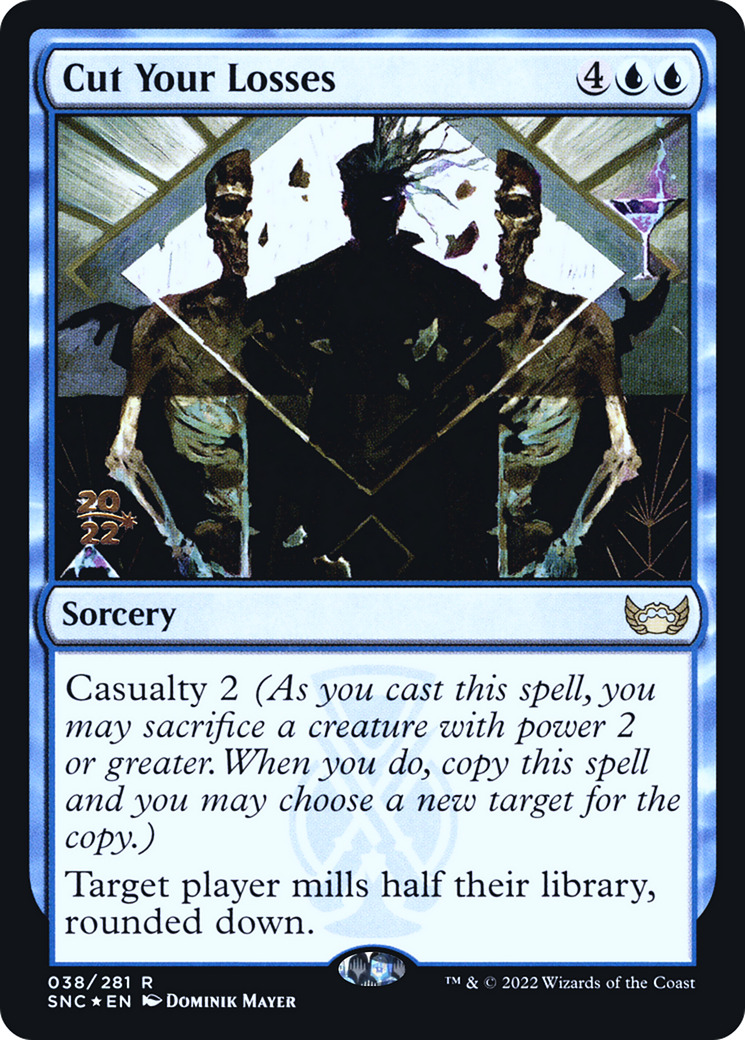 Cut Your Losses (PRE-038) [Streets of New Capenna Promos] Foil MTG Single Wizards of the Coast