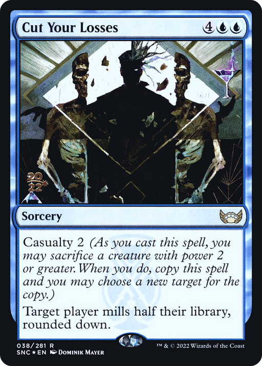 Cut Your Losses (PRE-038) [Streets of New Capenna Promos] Foil MTG Single Wizards of the Coast