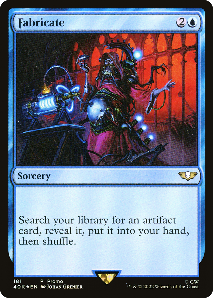 Fabricate (LARP-181) [Warhammer 40,000 Commander] Foil MTG Single Wizards of the Coast