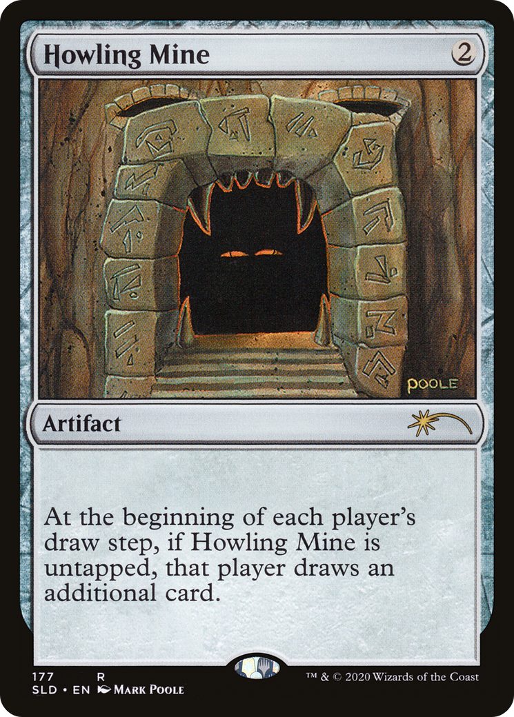 Howling Mine (177) (SLD-177) [Secret Lair] Drop MTG Single Wizards of the Coast