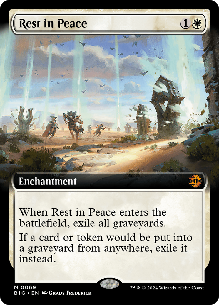 Rest in Peace (BIG-069) [The Big Score] (Extended Art) Foil MTG Single Wizards of the Coast