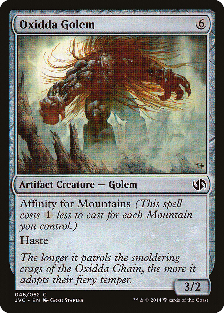 Oxidda Golem (DD3-046) [Misc] Duel Decks Anthology: Jace vs. Chandra MTG Single Wizards of the Coast