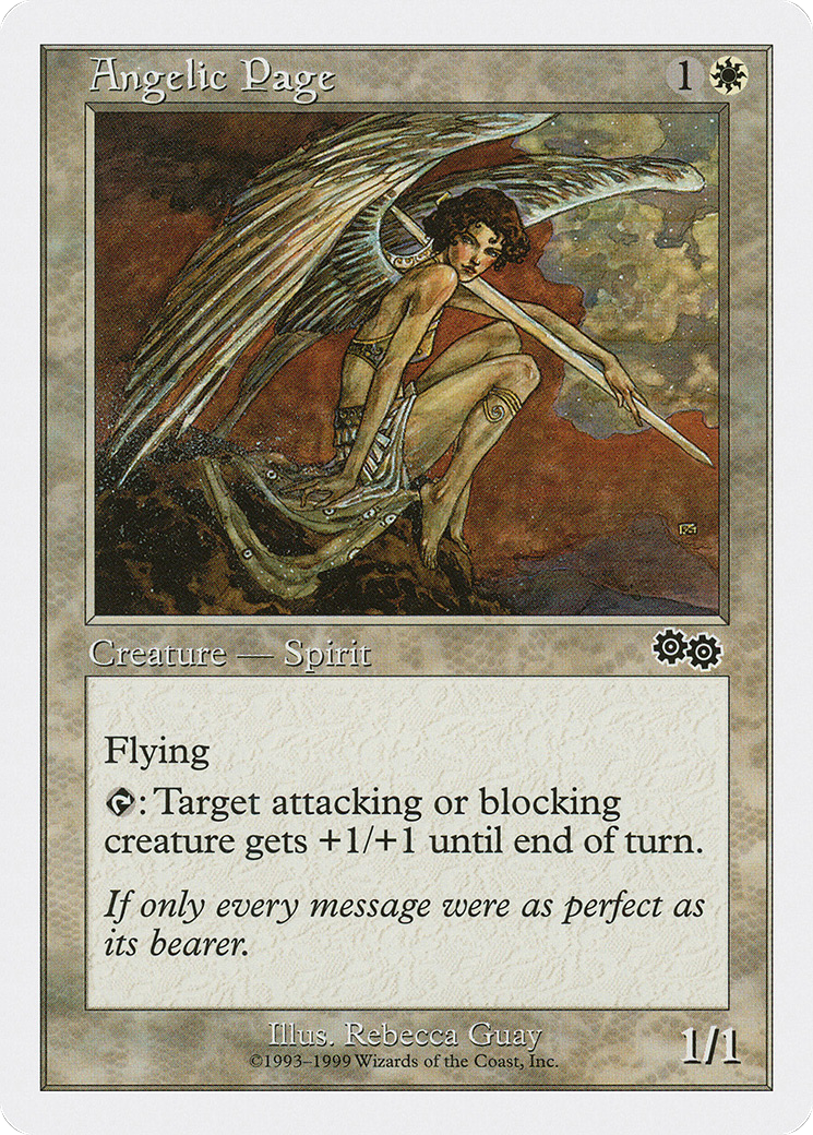 Angelic Page (BRB-004) [Misc] Battle Royale Box Set MTG Single Wizards of the Coast