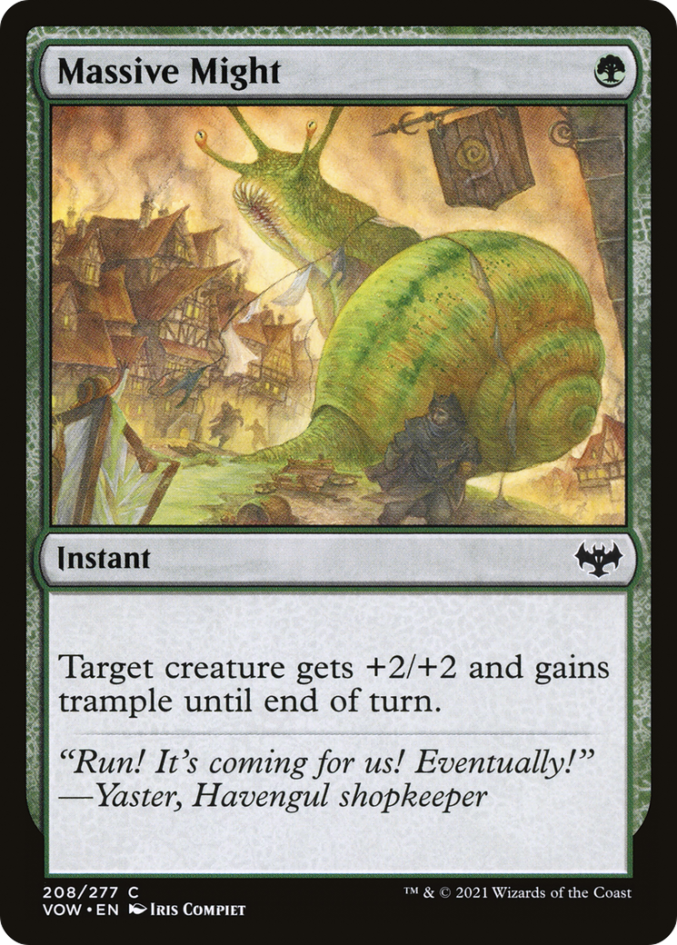 Massive Might (VOW-208) [Innistrad: Crimson Vow] MTG Single Wizards of the Coast
