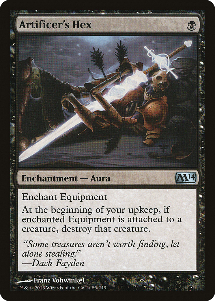 Artificer's Hex (M14-085) [Magic 2014] Foil MTG Single Wizards of the Coast