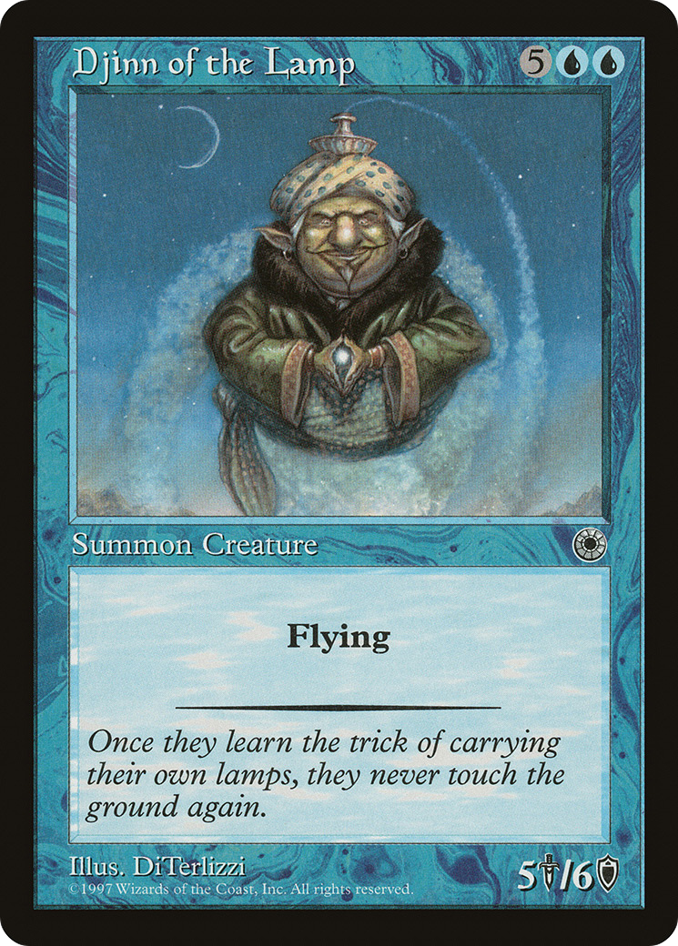 Djinn of the Lamp (POR-052) [Misc] Portal MTG Single Wizards of the Coast