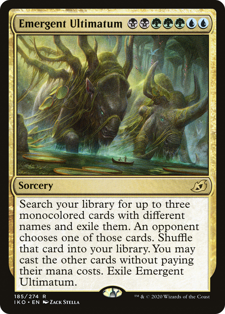 Emergent Ultimatum (IKO-185) [Ikoria: Lair of Behemoths] MTG Single Wizards of the Coast