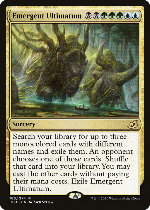 Emergent Ultimatum (IKO-185) [Ikoria: Lair of Behemoths] MTG Single Wizards of the Coast