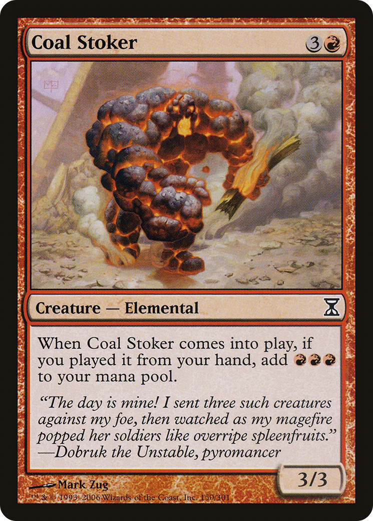 Coal Stoker (TSP-150) [Time Spiral] Foil MTG Single Wizards of the Coast