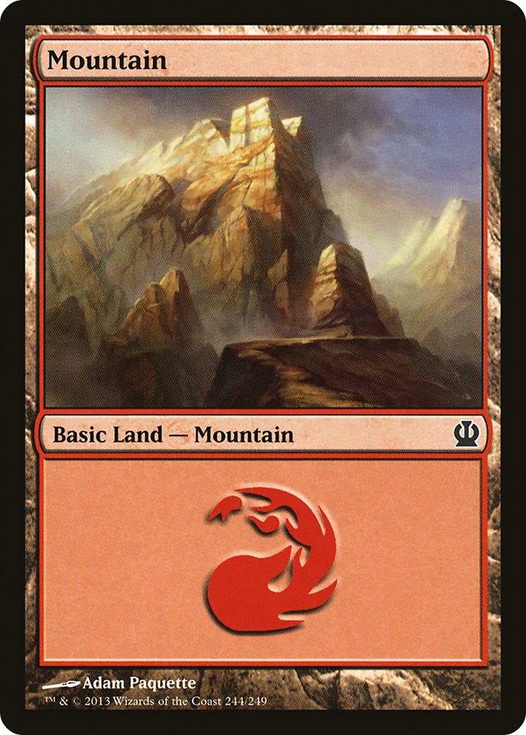Mountain (THS-244) [Theros] MTG Single Wizards of the Coast
