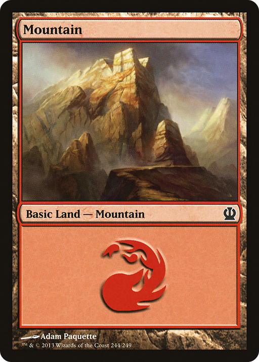 Mountain (THS-244) [Theros] MTG Single Wizards of the Coast