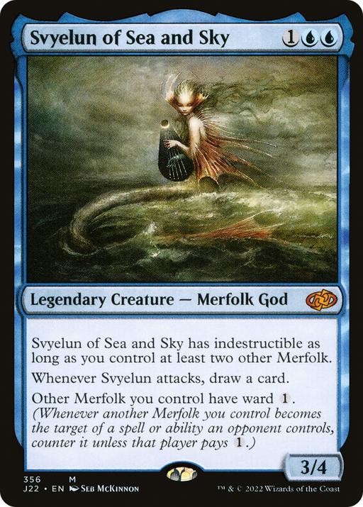 Svyelun of Sea and Sky (J22-356) [Jumpstart 2022] MTG Single Wizards of the Coast