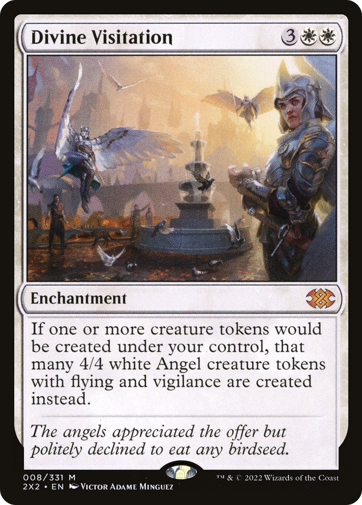 Divine Visitation (2X2-008) [Double Masters 2022] Foil MTG Single Wizards of the Coast