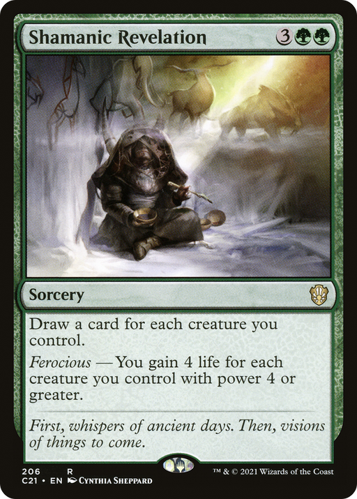 Shamanic Revelation (C21-206) [Commander 2021] MTG Single Wizards of the Coast