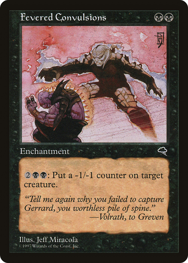 Fevered Convulsions (TMP-136) [Tempest] MTG Single Wizards of the Coast