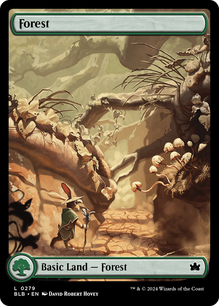 Forest (0279) (BLB-279) [Bloomburrow] Foil MTG Single Wizards of the Coast
