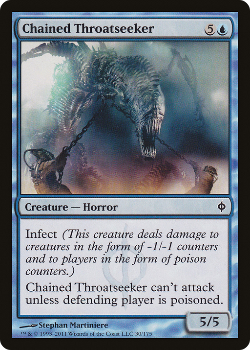 Chained Throatseeker (NPH-030) [New Phyrexia] MTG Single Wizards of the Coast