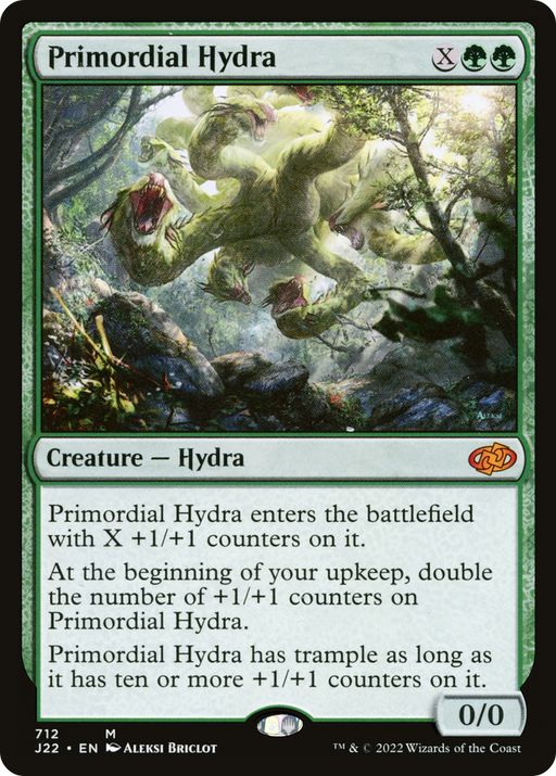 Primordial Hydra (J22-712) [Jumpstart 2022] MTG Single Wizards of the Coast