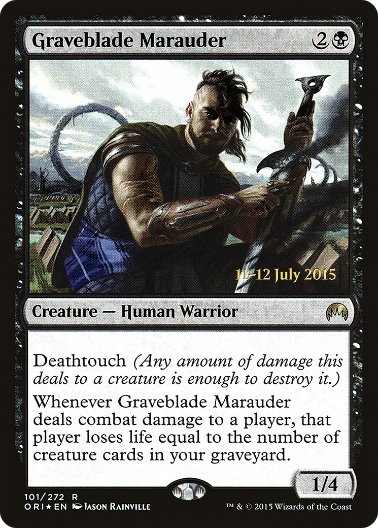 Graveblade Marauder (PRE-101) [Magic Origins Promos] Foil MTG Single Wizards of the Coast