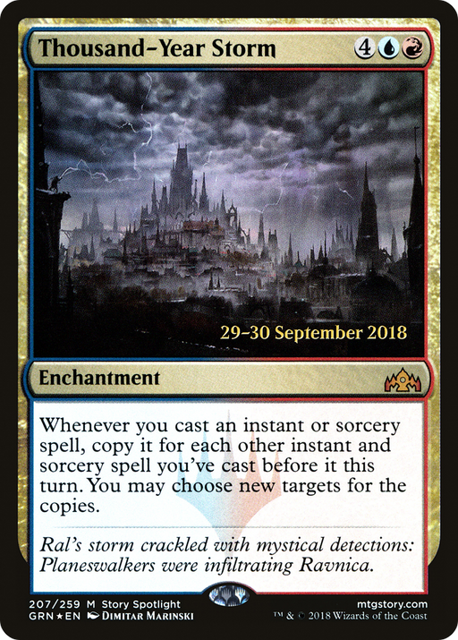 Thousand-Year Storm (PRE-207) [Guilds of Ravnica Promos] Foil MTG Single Wizards of the Coast