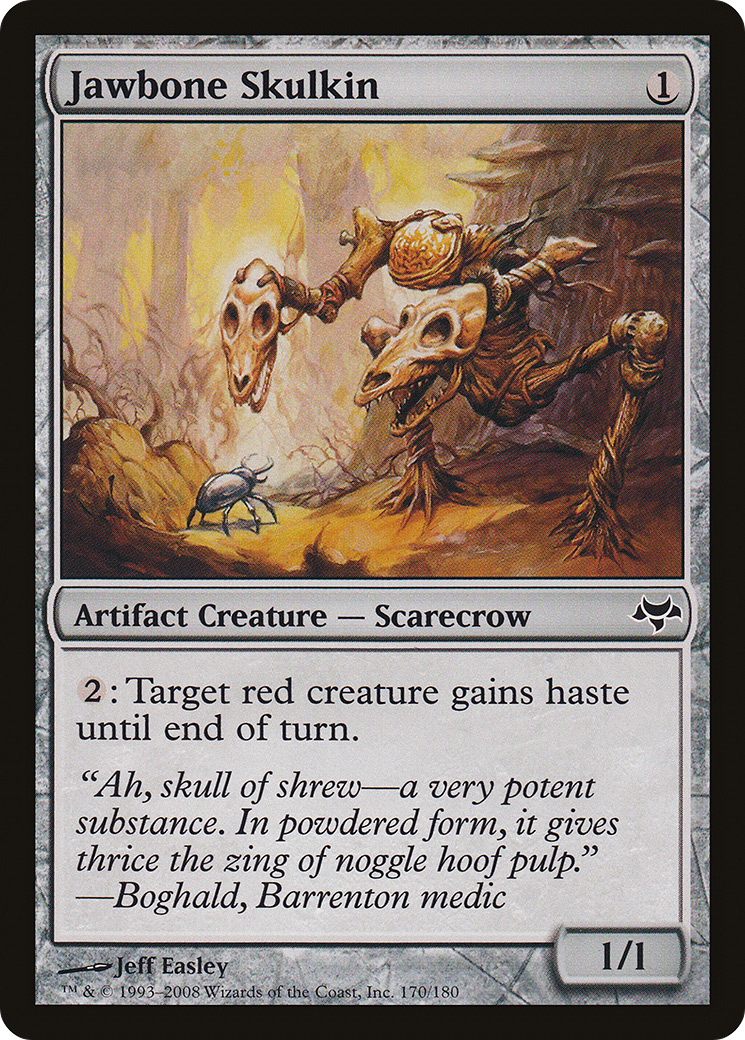 Jawbone Skulkin (EVE-170) [Eventide] Foil MTG Single Wizards of the Coast