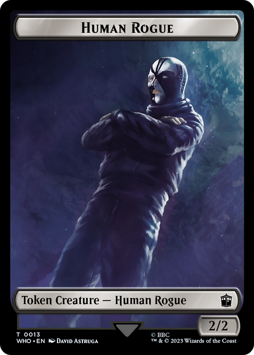 Human Rogue (TWHO-013) [Tokens] Doctor Who Tokens MTG Single Wizards of the Coast