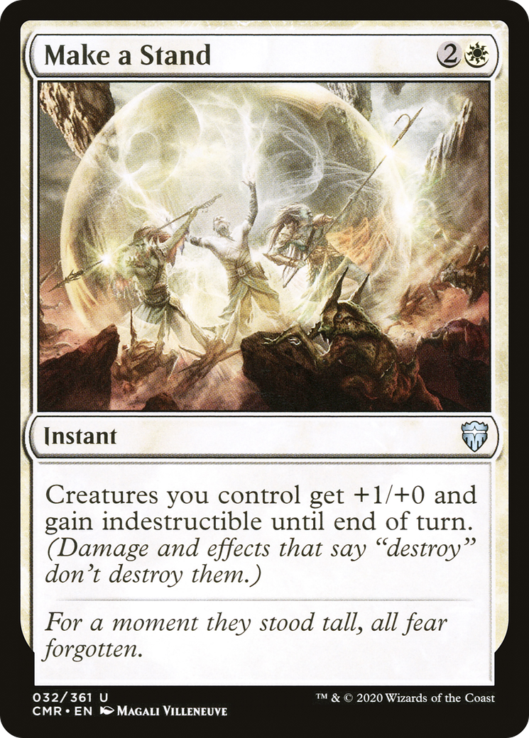 Make a Stand (CMR-032) [Commander Legends] Foil MTG Single Wizards of the Coast