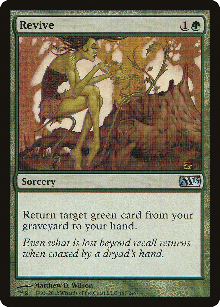Revive (M13-187) [Magic 2013] MTG Single Wizards of the Coast
