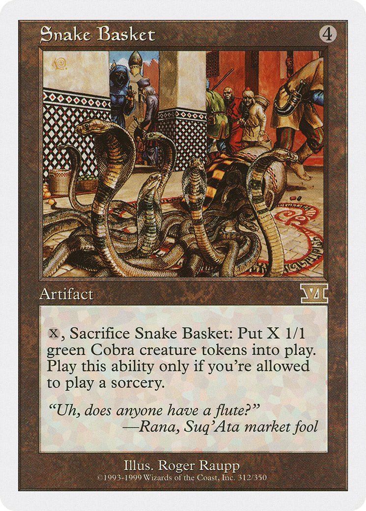 Snake Basket (6ED-312) [Classic Sixth Edition] MTG Single Wizards of the Coast