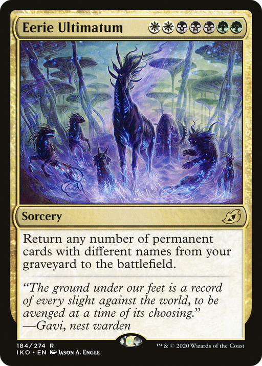 Eerie Ultimatum (IKO-184) [Ikoria: Lair of Behemoths] MTG Single Wizards of the Coast