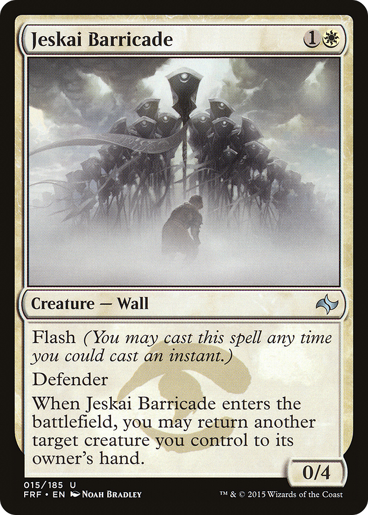 Jeskai Barricade (FRF-015) [Fate Reforged] Foil MTG Single Wizards of the Coast