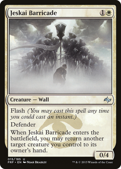 Jeskai Barricade (FRF-015) [Fate Reforged] Foil MTG Single Wizards of the Coast