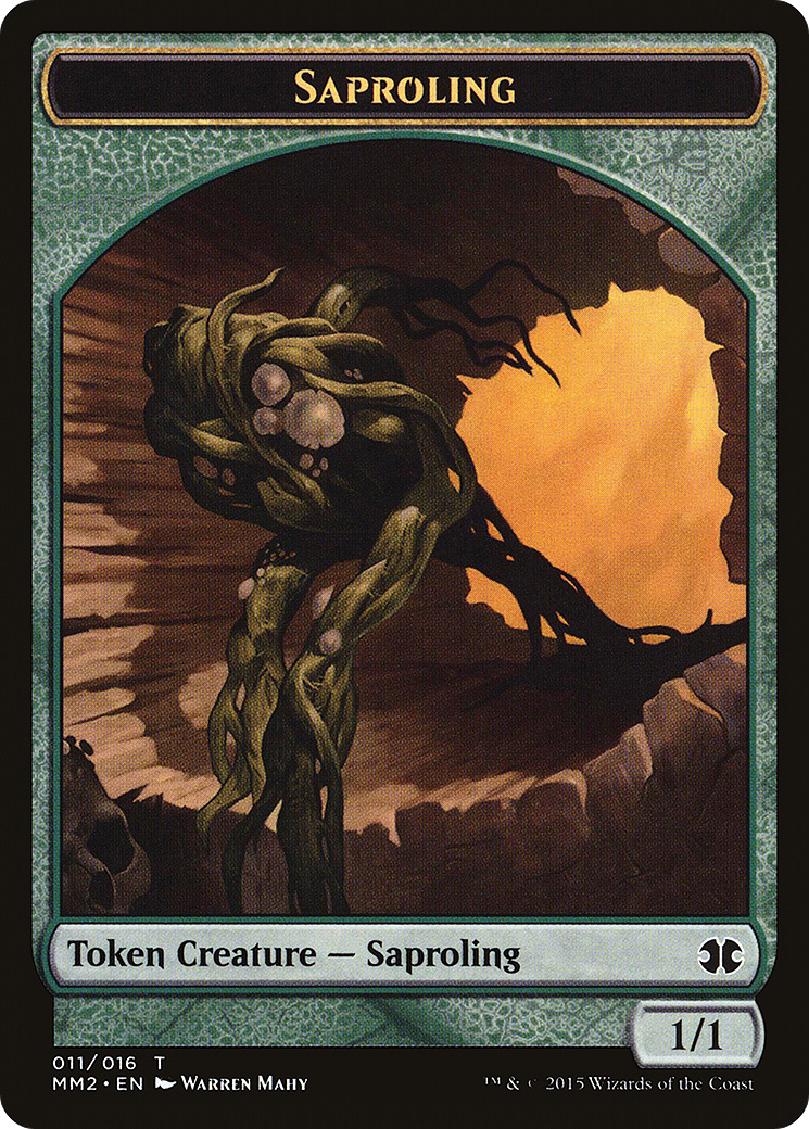 Saproling Token [Modern Masters 2015 Tokens] MTG Single Magic: The Gathering   