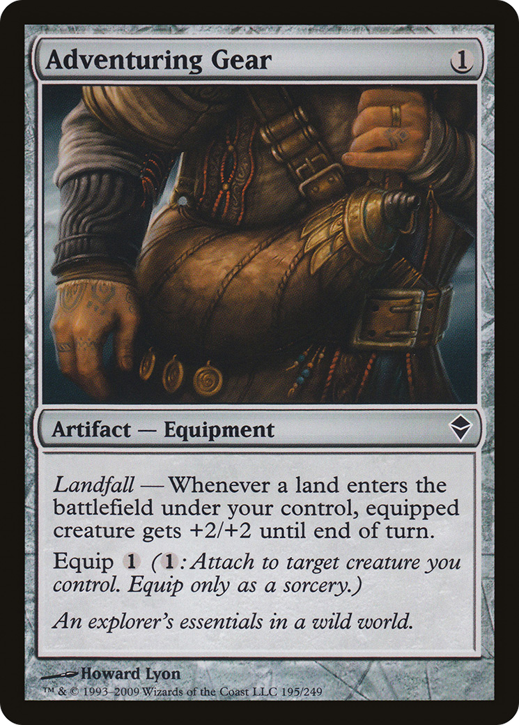 Adventuring Gear (ZEN-195) [Zendikar] Foil MTG Single Wizards of the Coast