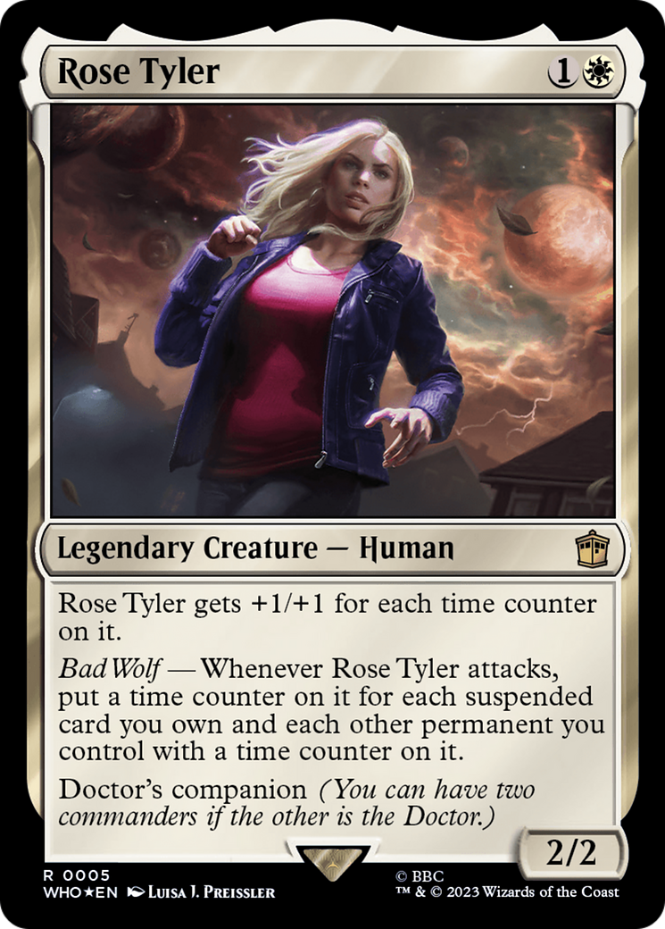 Rose Tyler (WHO-005) [Doctor Who] Foil MTG Single Wizards of the Coast