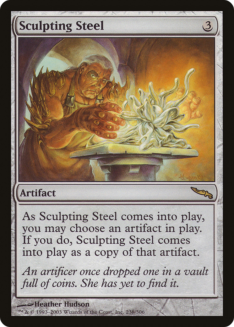 Sculpting Steel (MRD-238) [Mirrodin] MTG Single Wizards of the Coast