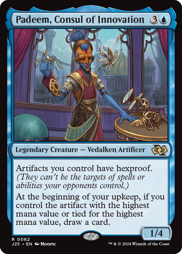 Padeem, Consul of Innovation (Anime) (J25-062) [Foundations Jumpstart] MTG Single Wizards of the Coast