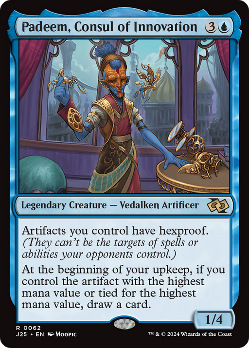Padeem, Consul of Innovation (Anime) (J25-062) [Foundations Jumpstart] MTG Single Wizards of the Coast