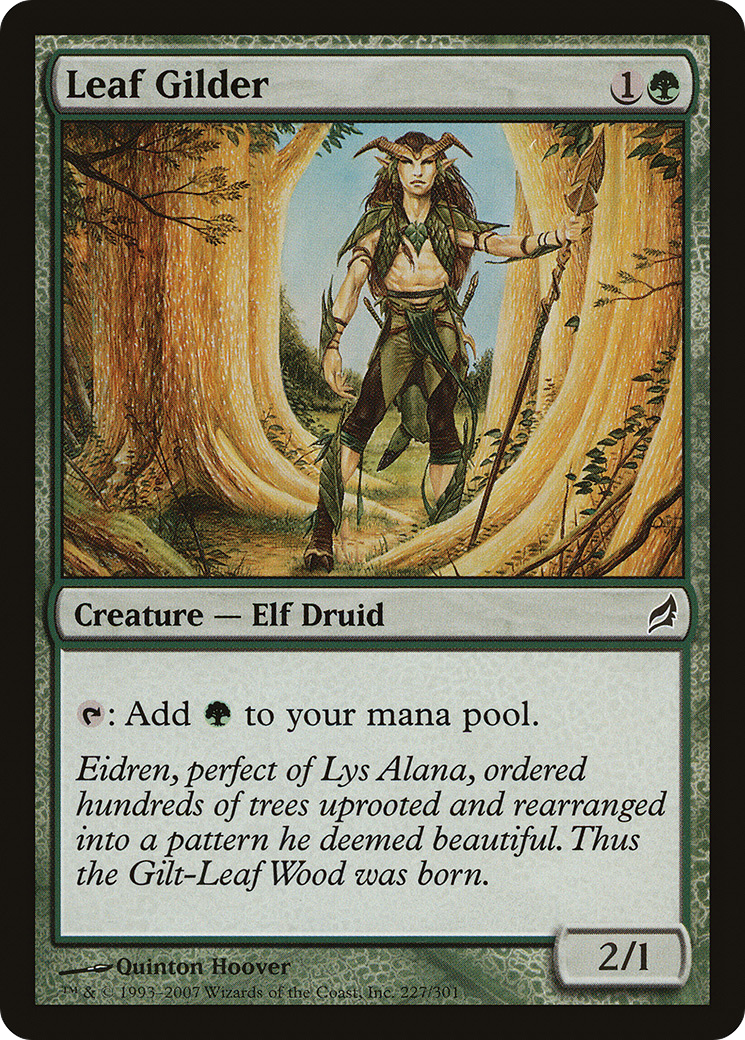 Leaf Gilder (LRW-227) [Lorwyn] Foil MTG Single Wizards of the Coast