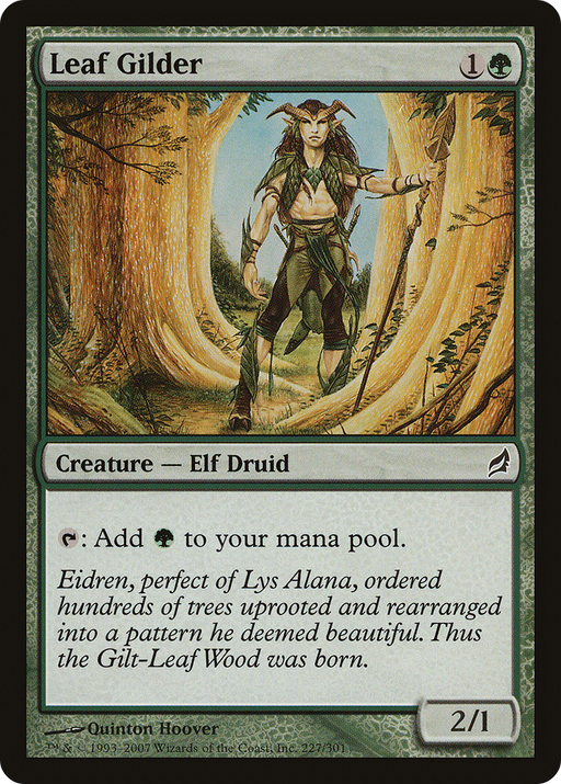 Leaf Gilder (LRW-227) [Lorwyn] Foil MTG Single Wizards of the Coast