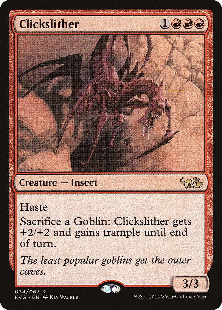 Clickslither (DD3-034) [Misc] Duel Decks Anthology: Elves vs. Goblins MTG Single Wizards of the Coast