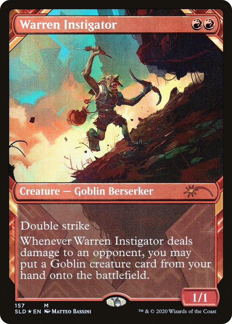 Warren Instigator (SLD-157) [Secret Lair] Drop (Showcase) MTG Single Wizards of the Coast