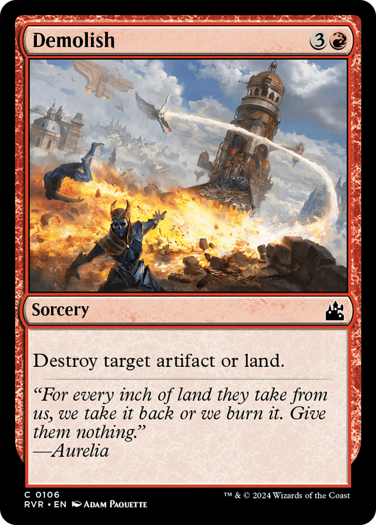 Demolish (RVR-106) [Ravnica Remastered] MTG Single Wizards of the Coast
