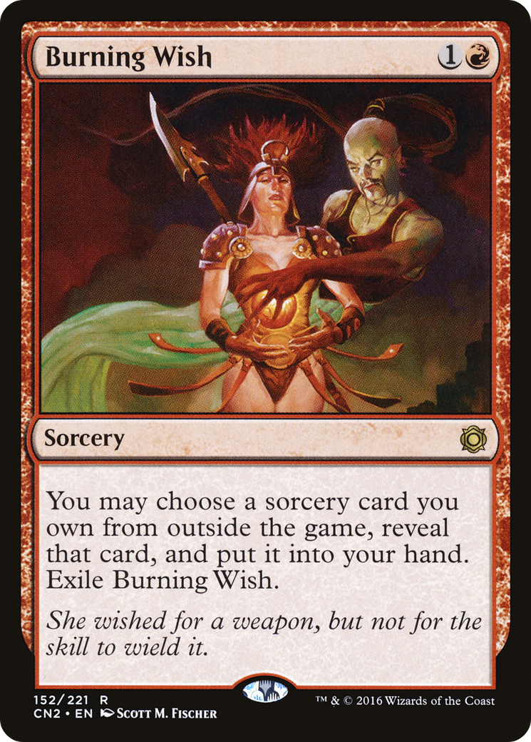 Burning Wish (CN2-152) [Conspiracy: Take the Crown] MTG Single Wizards of the Coast