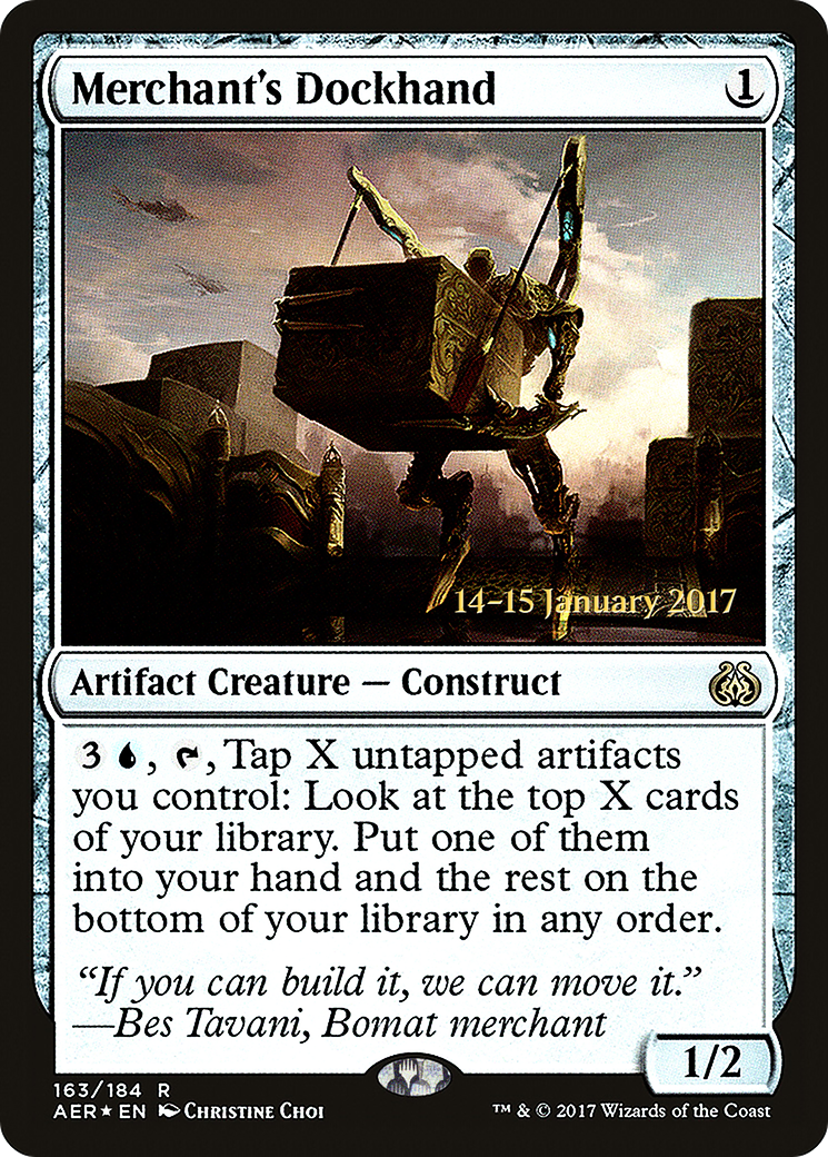 Merchant's Dockhand (PRE-163) [Aether Revolt Promos] Foil MTG Single Wizards of the Coast