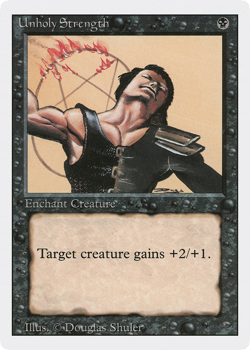 Unholy Strength (3ED-) [Revised Edition] MTG Single Wizards of the Coast