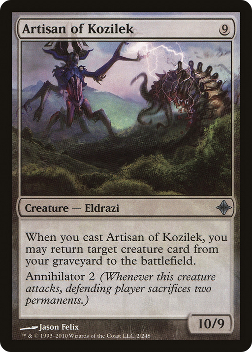 Artisan of Kozilek (ROE-002) [Rise of the Eldrazi] Foil MTG Single Wizards of the Coast