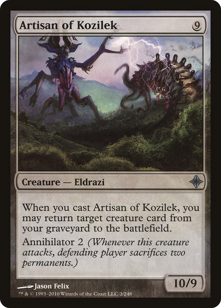Artisan of Kozilek [Rise of the Eldrazi] MTG Single Magic: The Gathering