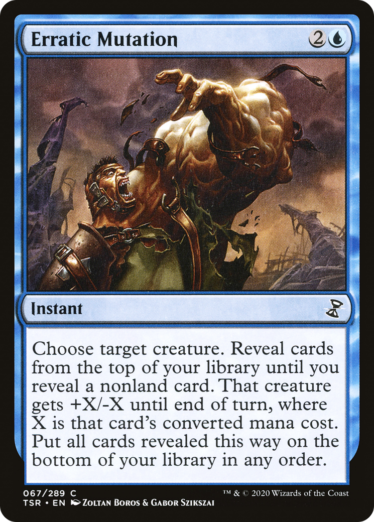 Erratic Mutation (TSR-067) [Time Spiral Remastered] Foil MTG Single Wizards of the Coast
